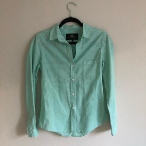 Tart Collections Gingham Button Down in Mint